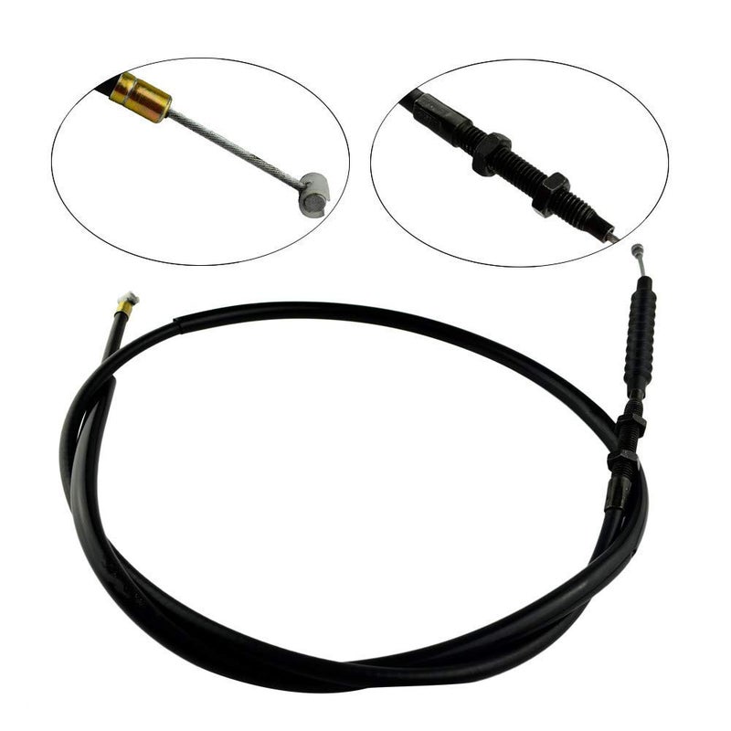 OuYi Motorcycle Universal Long Black Clutch Cable Wire Compatible with Yamaha XVS650 V-Star Custom 1998-2014/Drag Star XVS650/400 1997-2002 1996-2012 - Image 4